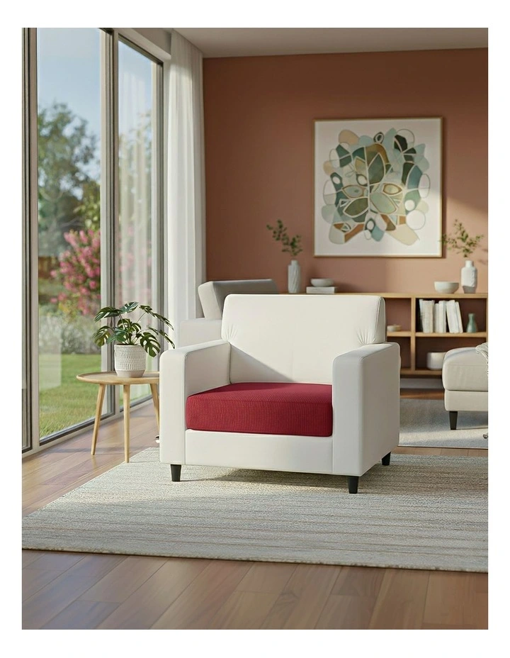 Normal Size Sofa Cover 95-120cm in Wine Red image 2
