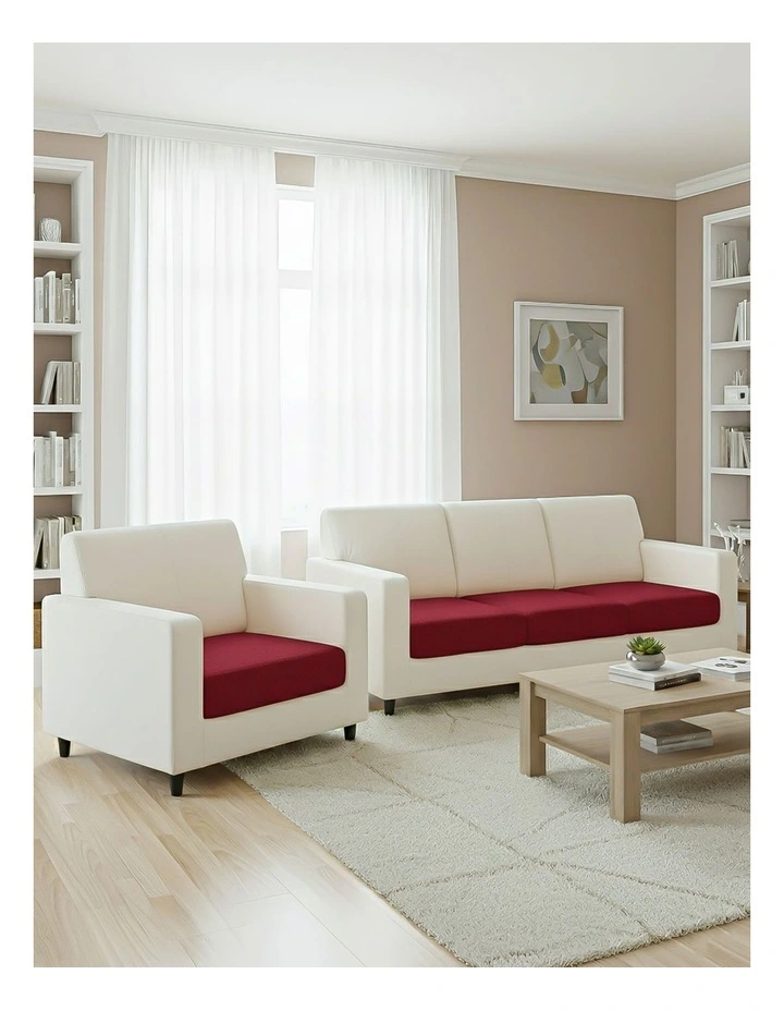 Normal Size Sofa Cover 95-120cm in Wine Red image 4