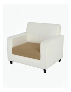 Polyester Thick Stretchable Cushion Normal Size Sofa Cover 225-275cm in Camel