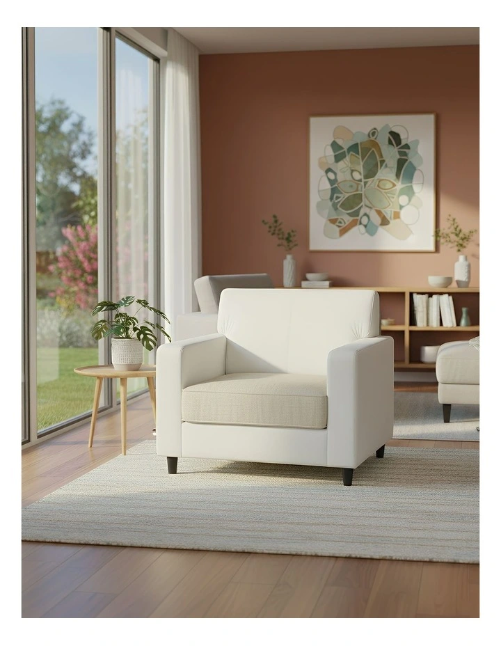 Normal Size Sofa Cover 95-120cm in White image 2