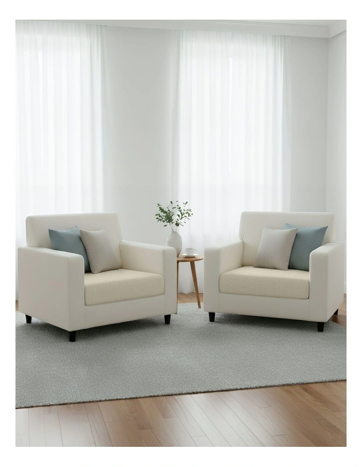 Normal Size Sofa Cover 95-120cm in White image 3