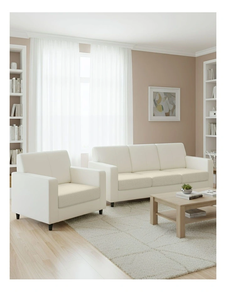 Normal Size Sofa Cover 95-120cm in White image 4