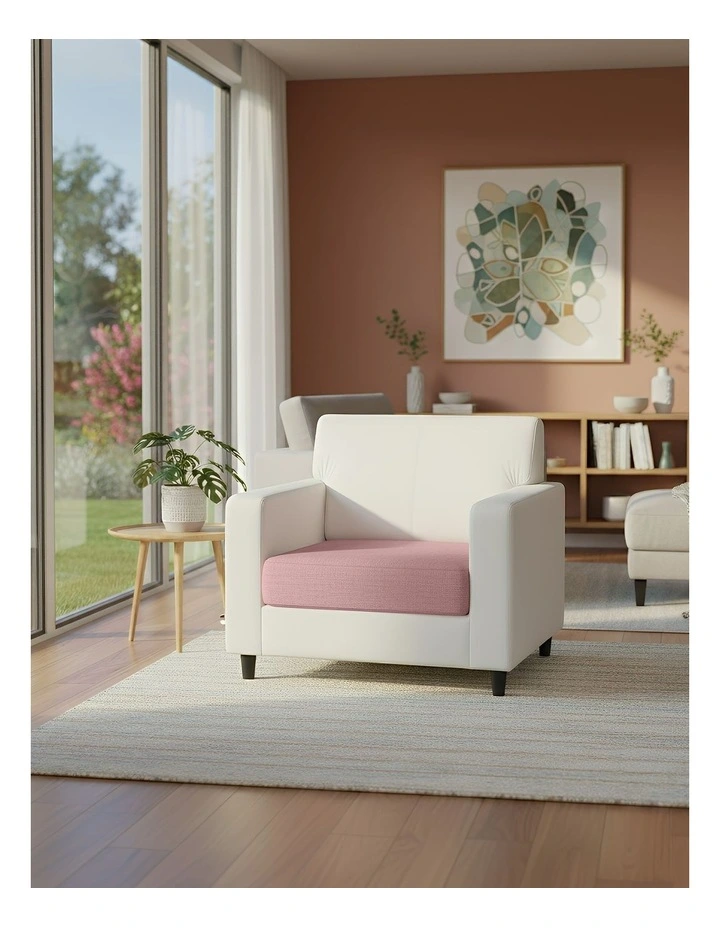 Polyester Thick Stretchable Normal Size Sofa Cover 45-60cm in Old Rose image 2