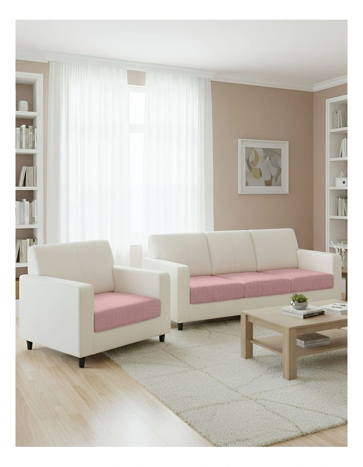 Polyester Thick Stretchable Normal Size Sofa Cover 45-60cm in Old Rose image 4