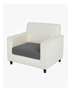 Polyester Thick Stretchable Enlarge Size Sofa Cover 90-130cm in Dark Grey