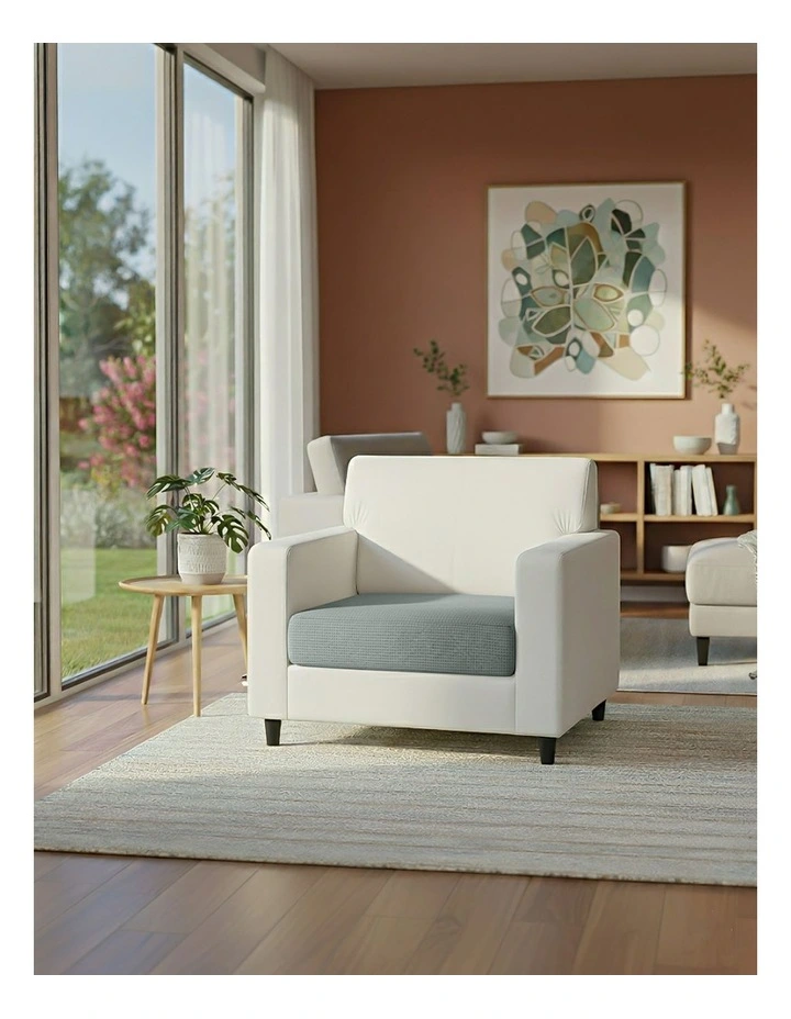 Polyester Thick Stretchable Normal Size Sofa Cover 145-185cm in Cypress Green image 2