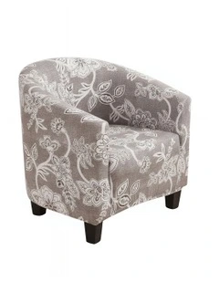 Bohemian Style Dust Proof Sofa Cover in Light Grey