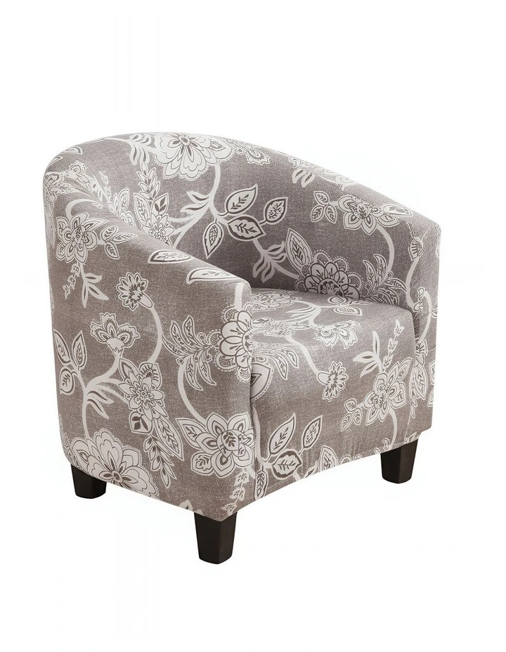 Bohemian Style Dust Proof Sofa Cover in Light Grey image 1
