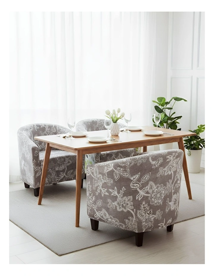 Bohemian Style Dust Proof Sofa Cover in Light Grey image 4