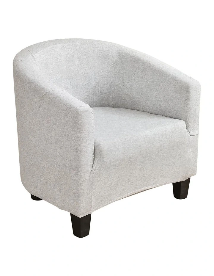 Plain Dust Proof Sofa Cover in Light Grey image 1