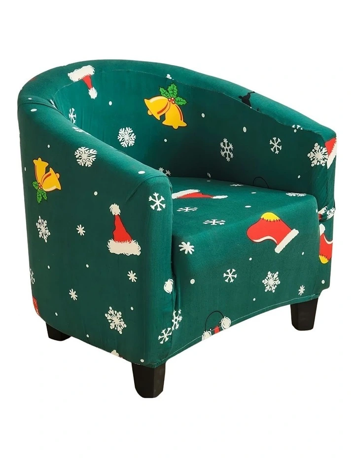 Christmas Design Dust Proof Sofa Cover in Green image 1