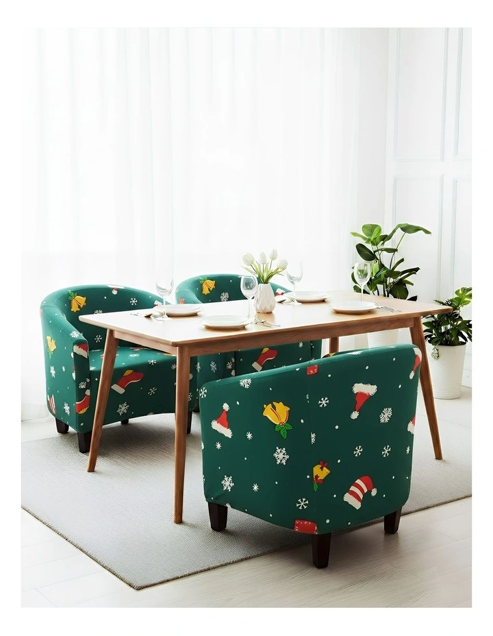 Christmas Design Dust Proof Sofa Cover in Green image 4