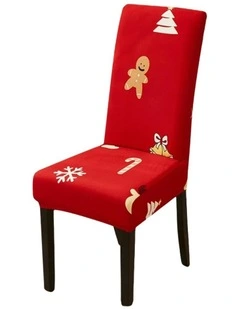 Christmas Chair Cover in Red