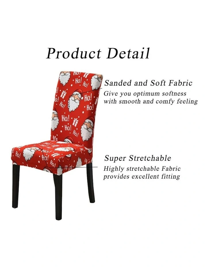 Christmas Chair Cover in Red image 2