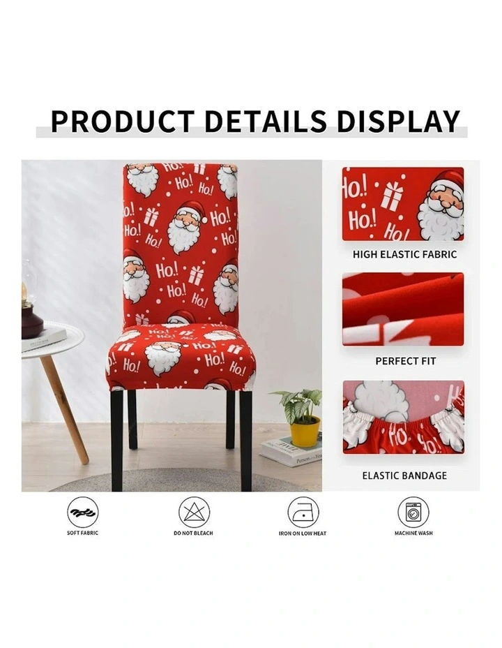Christmas Chair Cover in Red image 3