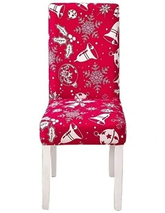 Christmas Chair Cover in Red