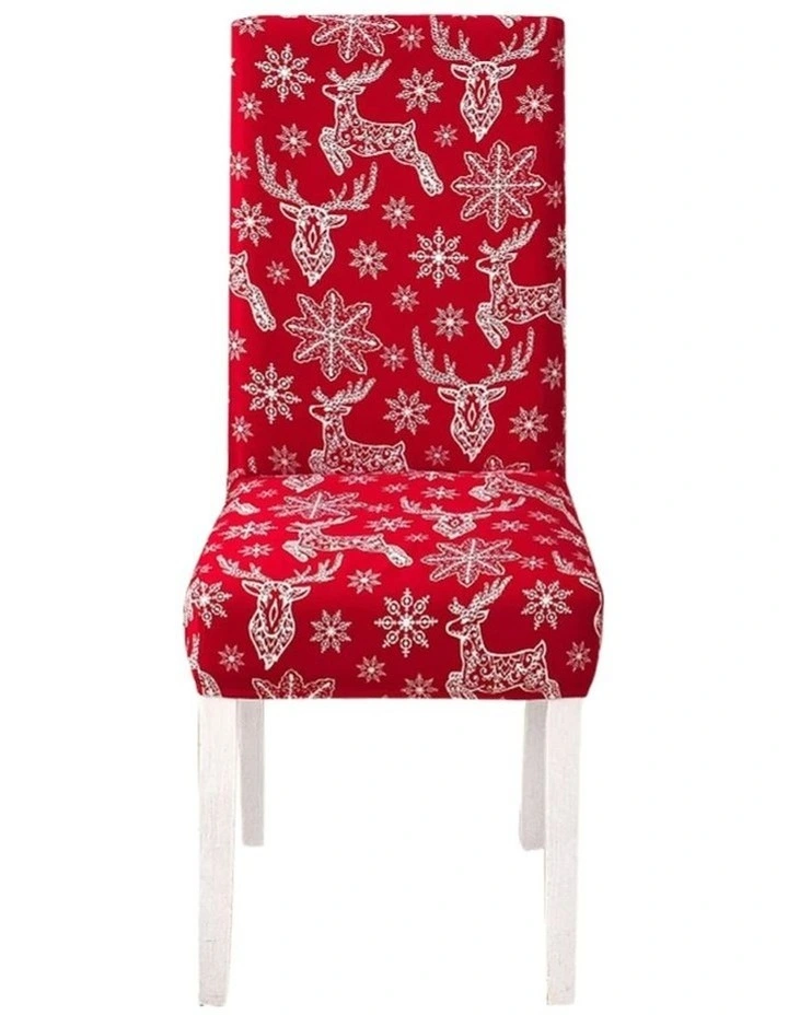 Christmas Chair Cover in Red image 1