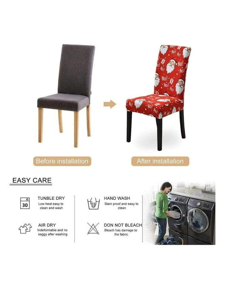 Christmas Chair Cover in Red image 5