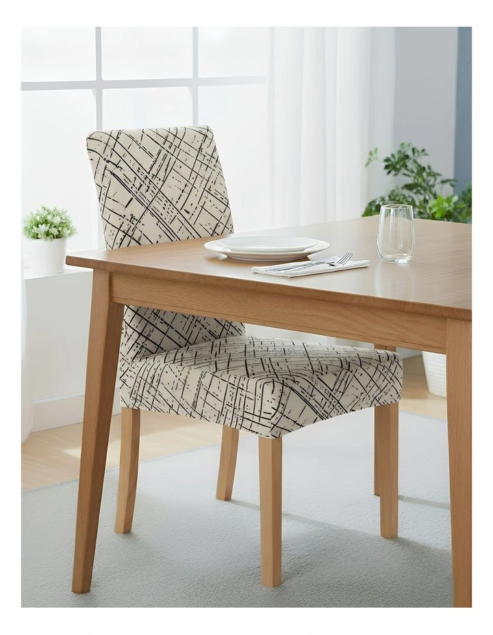 Chair Cover in Beige image 2