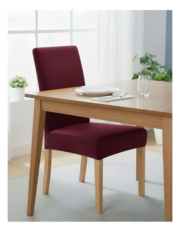 Chair Cover in Maroon image 2