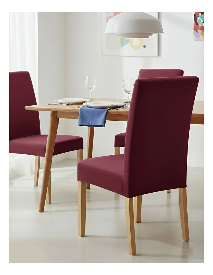 Chair Cover in Maroon image 3