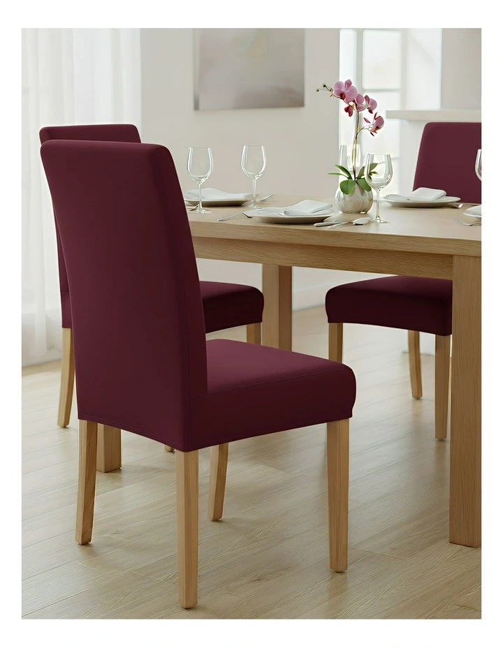 Chair Cover in Maroon image 4