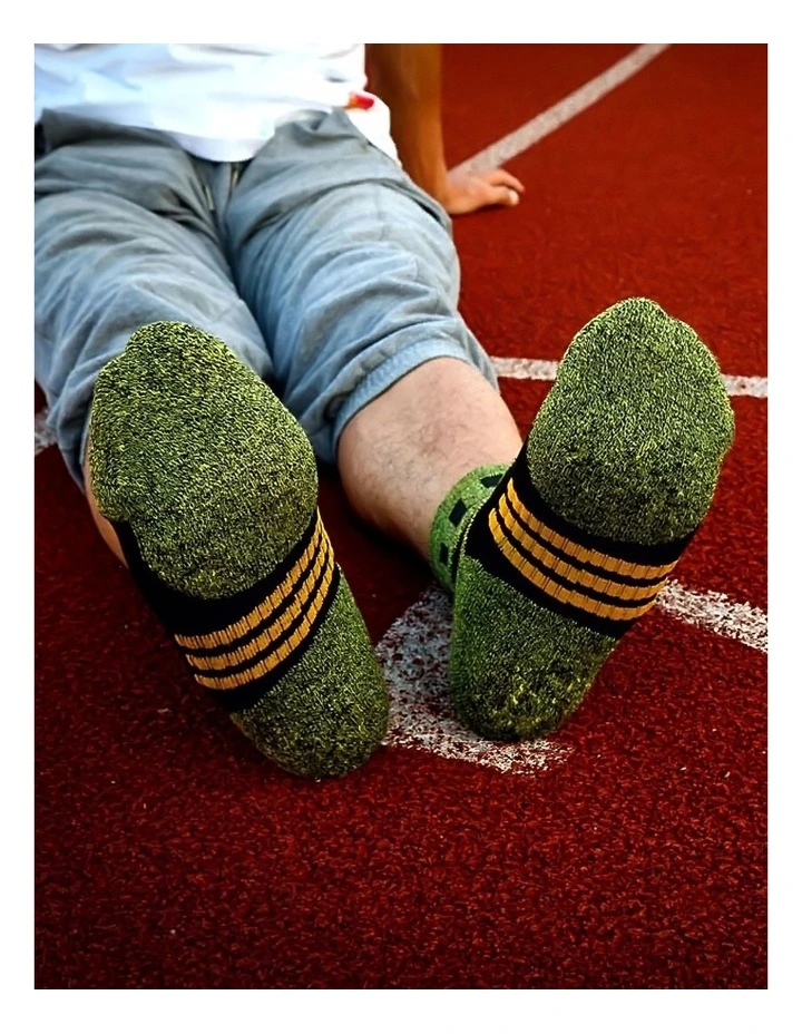 Cotton Compression Trekking Socks 5 Pairs in Multi image 4