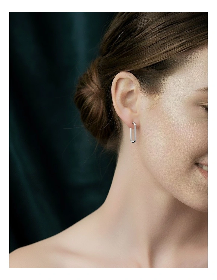 925 Sterling Simple Fashion Earrings in Silver image 5