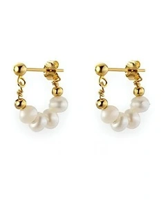 925 Sterling Silver Fashion Earrings in Gold