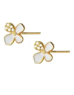 925 Sterling Silver Fashion Earrings in Gold Plated
