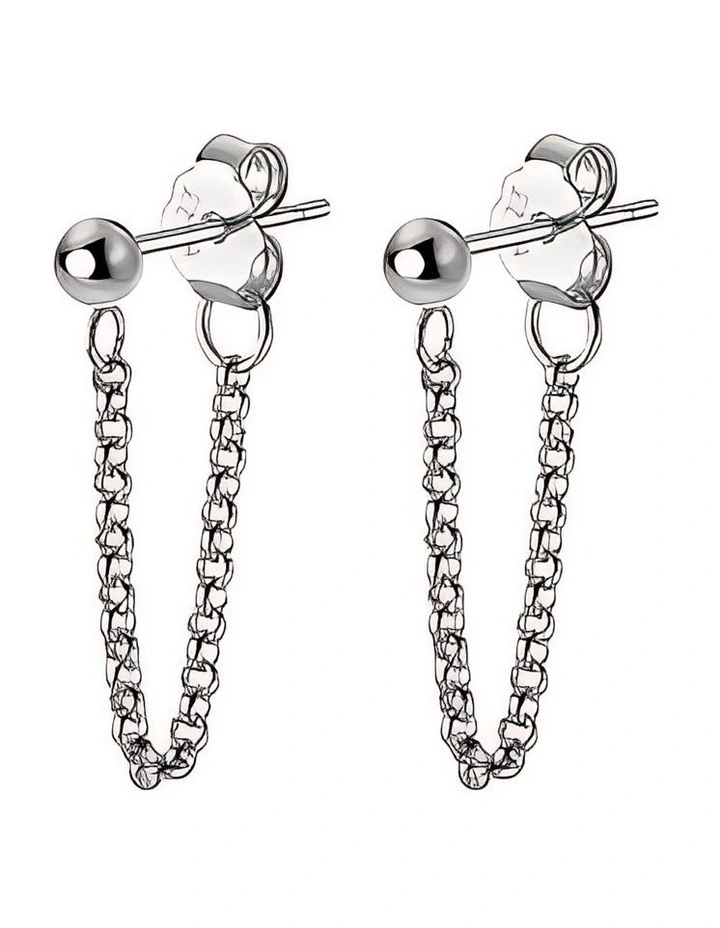 Fashion Earrings in Silver image 1