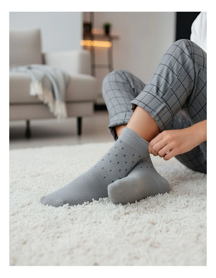 Casual Business Socks 5 Pairs in Multi image 4