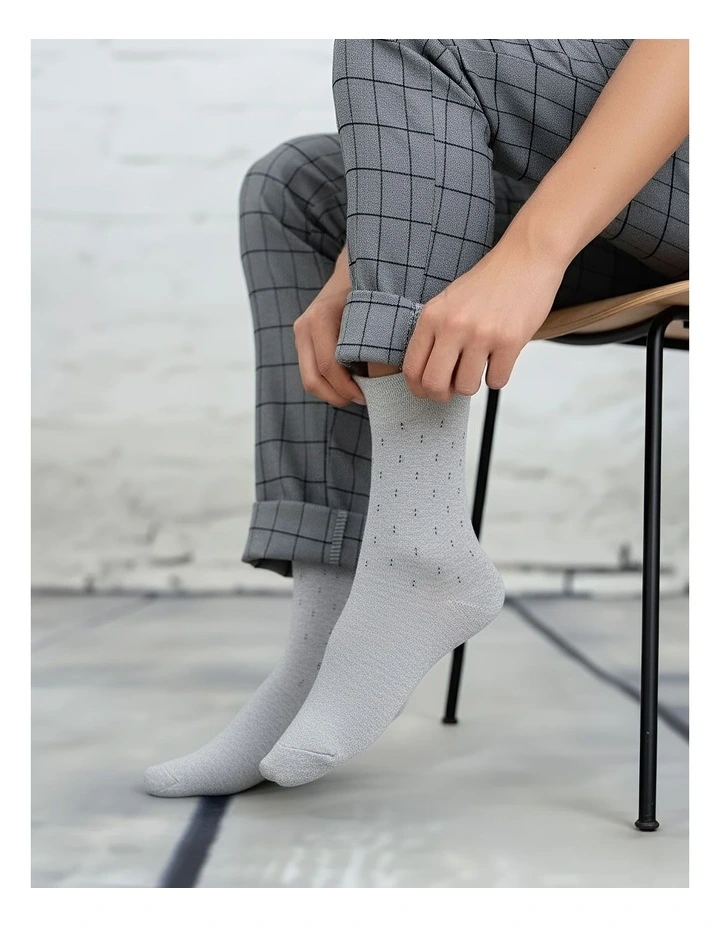 Casual Business Socks 5 Pairs in Multi image 6