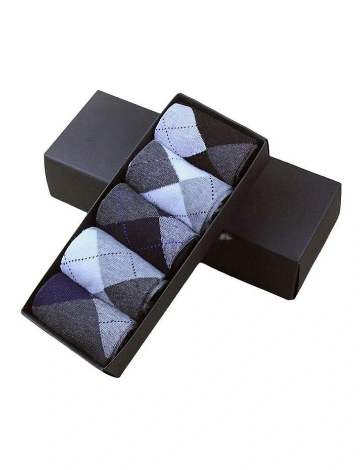 Casual Business Socks in Multi image 1