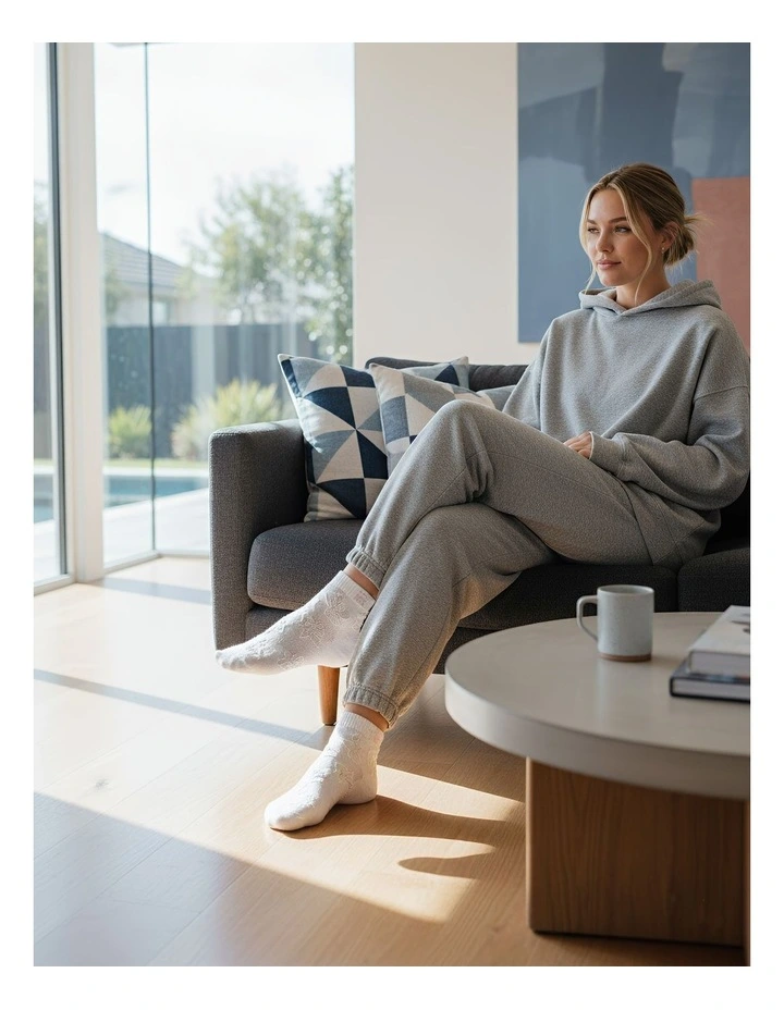 Cartoon Animal Prints Socks 5 Pairs in White image 3