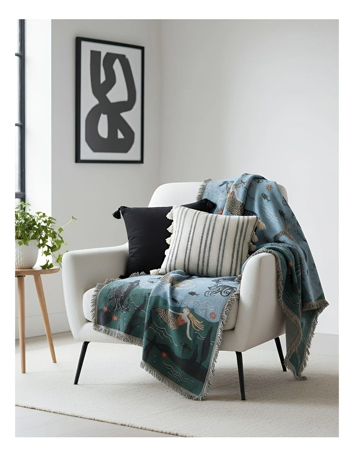 Throw Blanket 130*160cm in Blue image 4