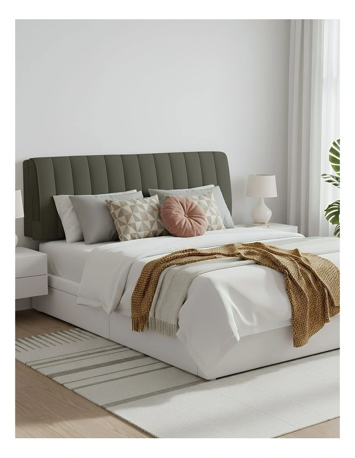 Headboard Cover in Dark Gray image 2