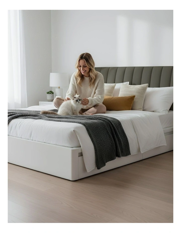 Headboard Cover in Dark Gray image 3