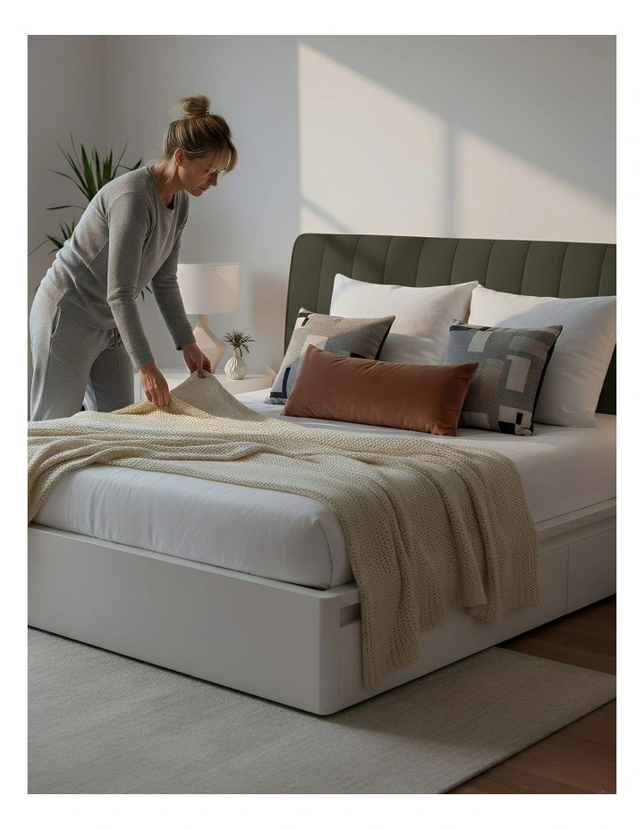 Headboard Cover in Dark Gray image 5