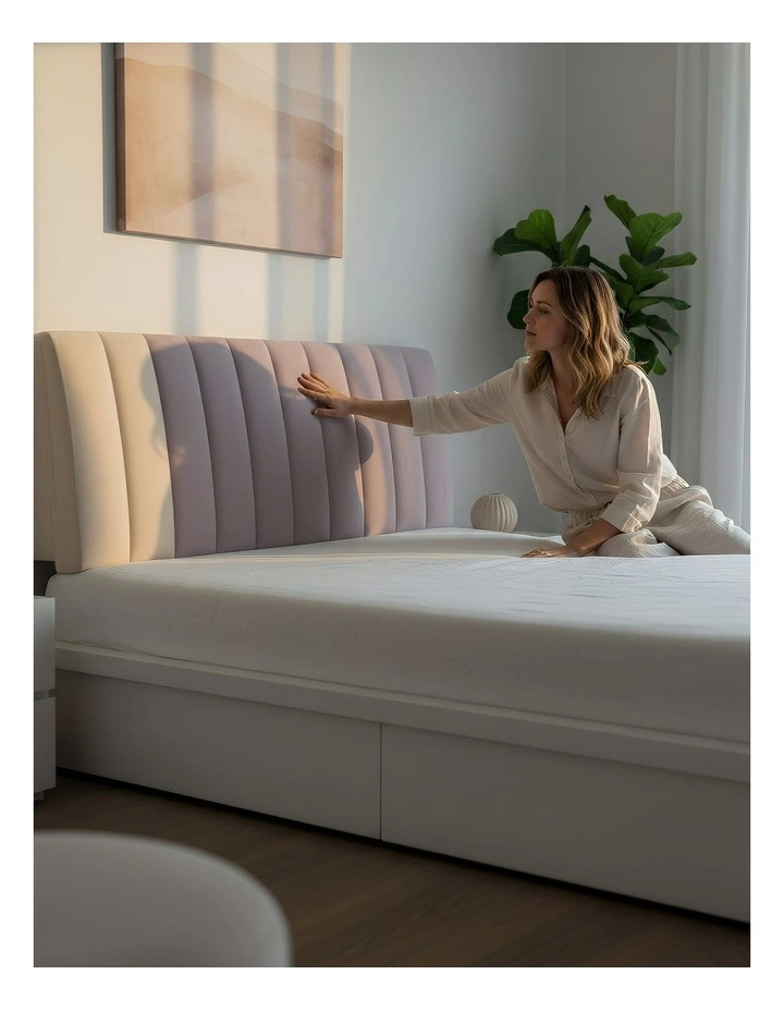 Headboard Cover in Light Gray image 5