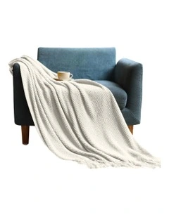 Throw Blanket 130x230cm in White