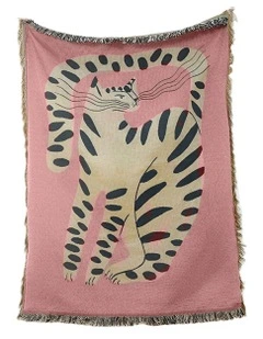 Throw Blanket in Pink