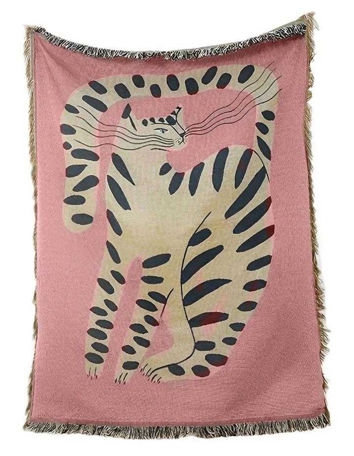 Throw Blanket in Pink image 1