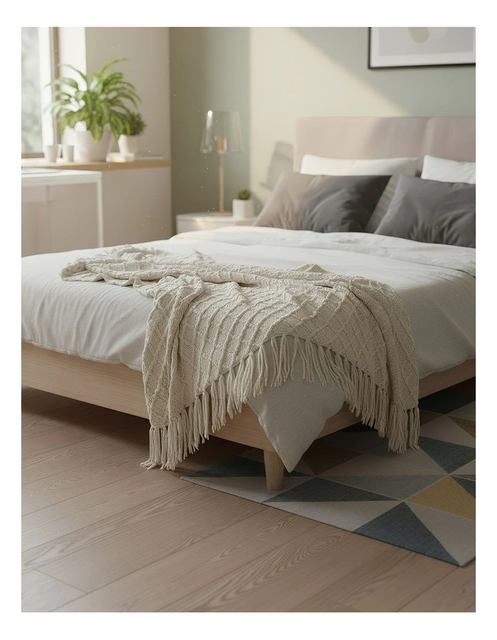Throw Blanket 130x230cm in Beige image 5