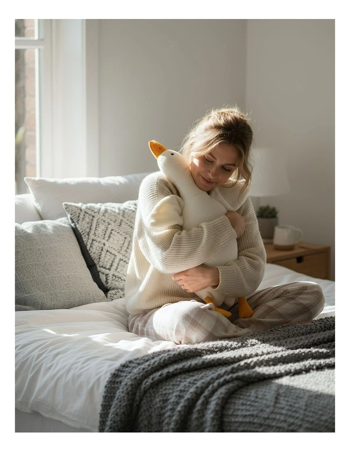 Side Sleep Body Pillow in White image 5