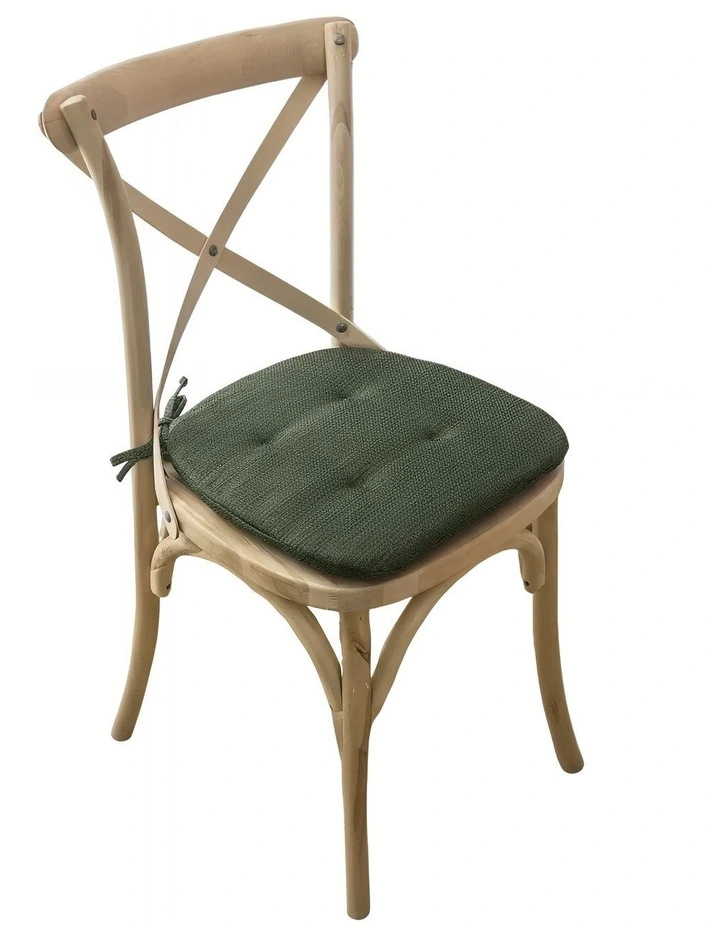 Anypillow Forest Green Memory Foam Cushion with Straps image 1