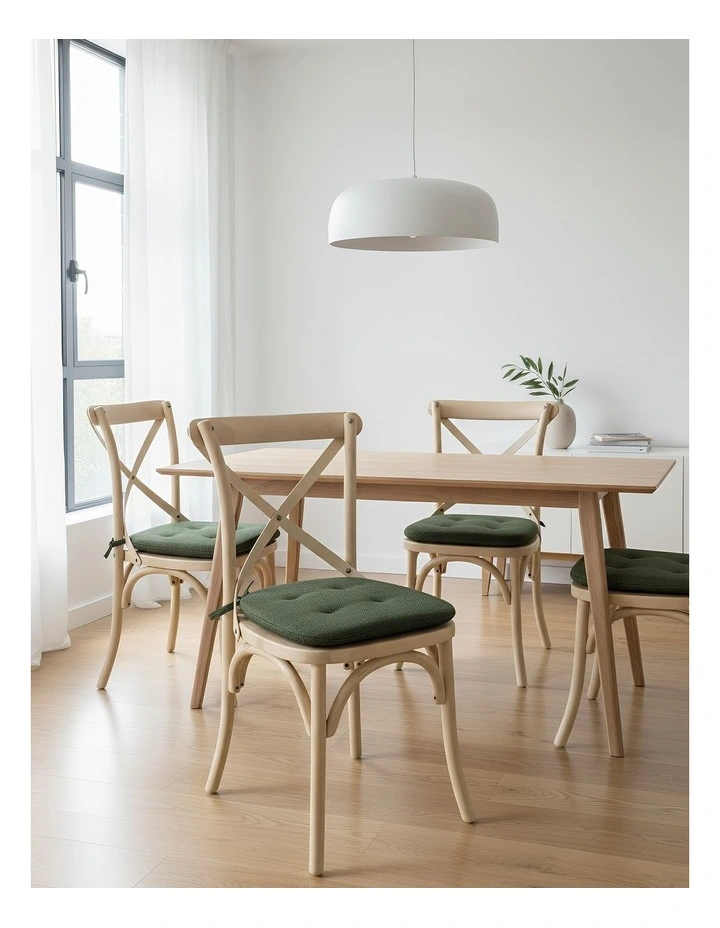 Anypillow Forest Green Memory Foam Cushion with Straps image 2