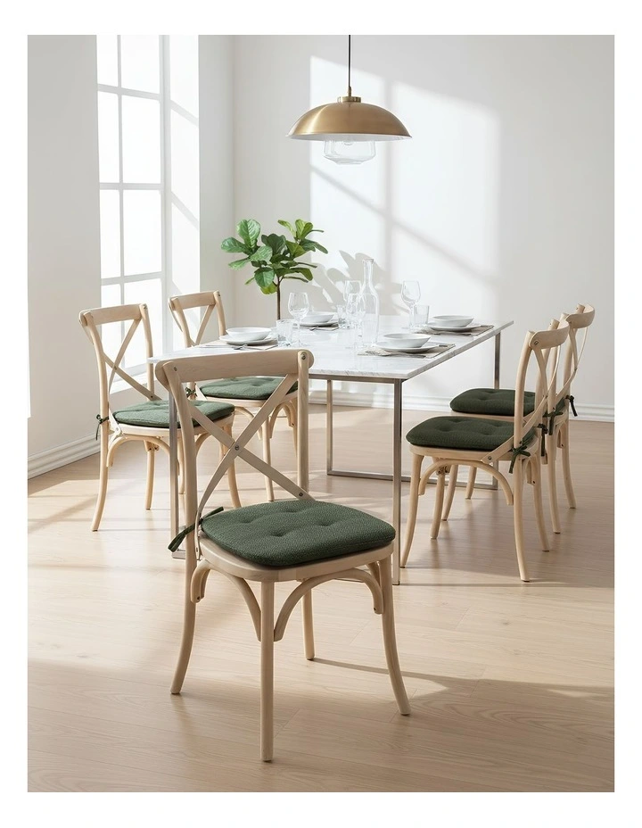 Anypillow Forest Green Memory Foam Cushion with Straps image 5