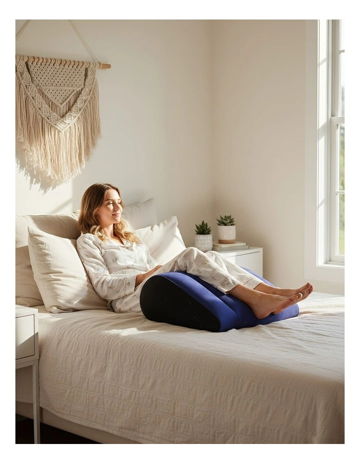 Bamboo Fiber Inflatable Support Pillow in Purple image 4