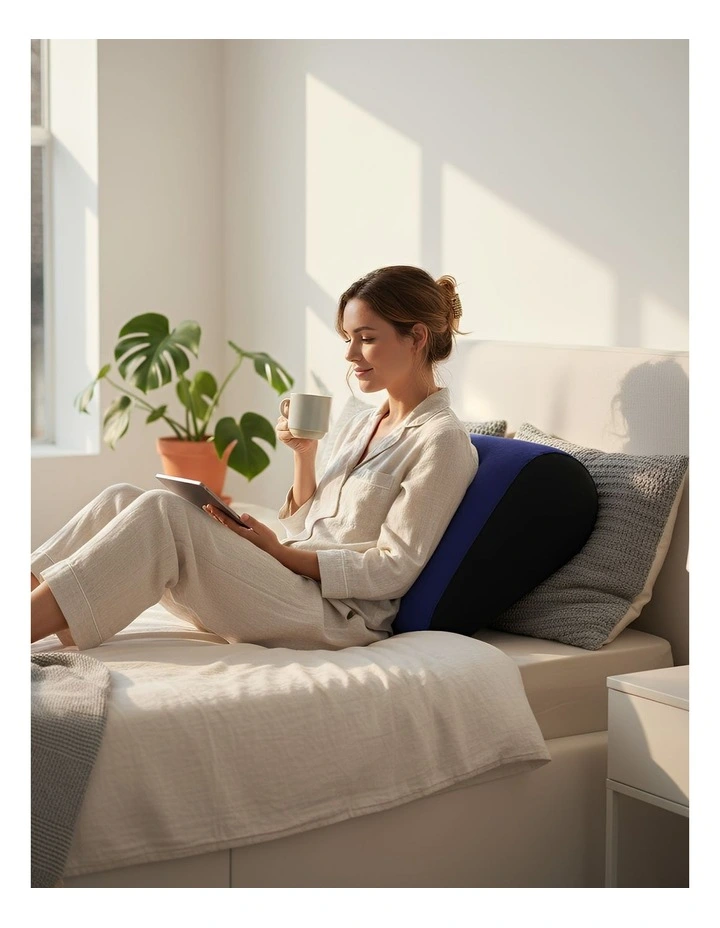 Bamboo Fiber Inflatable Support Pillow in Purple image 5